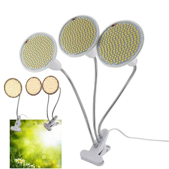 200 LED лампа за отглеждане на растения, комплект цветни лампи, Пълна Гама от слънчева светлина, Фито-жълта Лампа -, Хидро-Фитолампа, ...