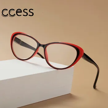 2021 Нова Мода Ретро Котешко Око Очила Дамски Очила За Четене Висококачествени Мъжки Vintage Слънчеви Очила За Далекогледство +1.0+1.5+2.0+2.5 До +4,0