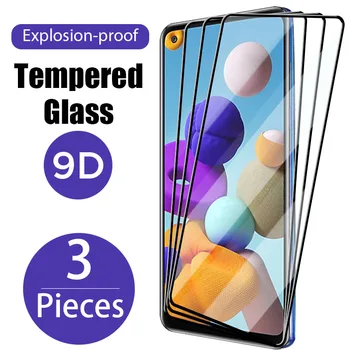 3 БР 9D защитно фолио за екран за Samsung Galaxy S20 S10 FE 5G Lite закалено стъкло за Galaxy A10 A11 A20e A12 A21 А01 A02S стъкло