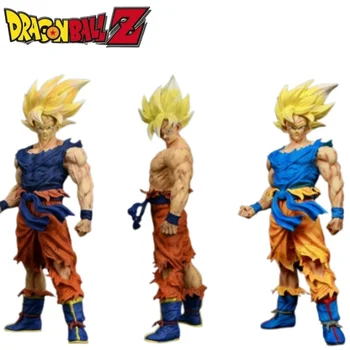 43 см son Goku Dragon Ball Z Фигурка Супер Сайян Фигурка PVC Фигурка GK Колекция от Статуи на Модел за Украса на Стаята Играчки За Деца