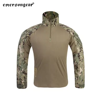 Emersongear Тактическа Бойна Риза G3, Мъжки ризи, Ловни Върхове за Еърсофт оръжия, Армията Дрехи, Военен Камуфлаж, Спорт На открито, AOR2