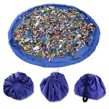 Hunging Строителни Блокчета Лего Чанта За Съхранение На Пъзели Играчки Класификация Сортиране Торбичка Детски Дребни Набор От Дантела Опаковка