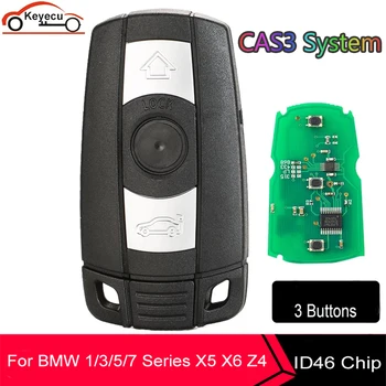 KEYECU Автомобилно Дистанционно, Смарт Ключ 315 Mhz/433/868 Mhz за BMW 1/3/5/7 Серия CAS3 X5 X6, Z4 Авто Бесключевой Предавател за Управление на Чип