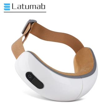 Latumab Масажор за Очи с Висока Температура Bluetooth Компресиране Вибрация за Облекчаване на Напрежението на Очите Тъмни Кръгове, Торбички Под Очите Масажор за Терапия на Очите