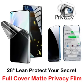 Pixel 6 Matte Антишпионская Защитно Гидрогелевая филм За Google Pixel 6 Pro Опази тайната си Защита От Надраскване Авторемонтный Защитен кожух