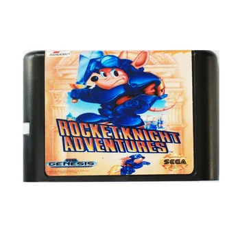 Rocket Knight Приключения 16 бита MD Игрална карта За Sega Mega Drive За SEGA Genesis