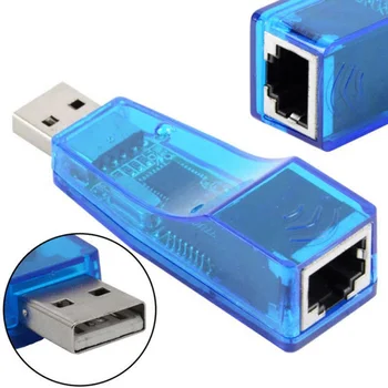 USB Ethernet adapter 10 Mbit/Конектор rj-45 Мрежова Карта Lan Конвертор за КОМПЮТЪР, Лаптоп Windows Кабелен Интернет-Кабел