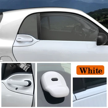 Аксесоари За Модификация на автомобила Външни Пластмасови Бели Декоративни Защитни Стикери За Mercedes Smart 453 Fortwo Forfour