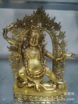 Бронзова статуя на Буда дължина на един крак и една кифла, статуята на Буда Тантрически