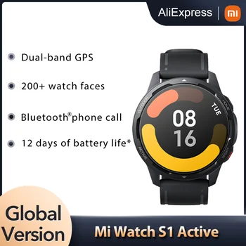 Глобалната версия на Xiaomi Mi Watch S1 Активни Смарт часовници GPS 470 ма 1,43 AMOLED Дисплей Bluetooth 5,2 Сензор за сърдечния ритъм на Кислород в кръвта