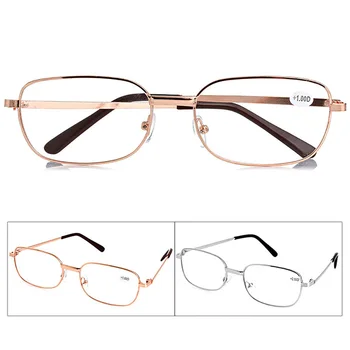 Метални очила за четене със защита от умора +1.00 1.50 2.00 2.50 3.00 3.50 4.00 Диоптър