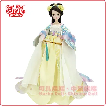 Момиче bitrhday подарък Китайската традиционна кукла, пластмасова кукла - Есенна Фея #9110