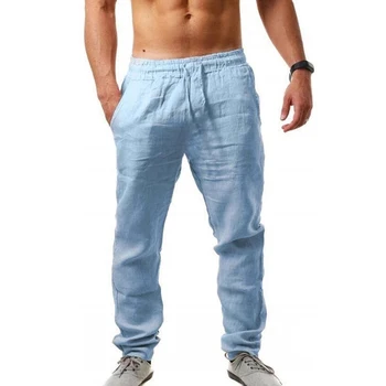 Мъжки висококачествени Панталони, Нови Летни Мъжки Панталони, Свободни Панталони в съвсем малък За Мъже