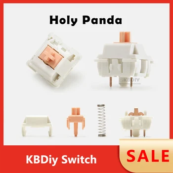Осезаемо преминаването Holy Panda 55g 62g 67g POM Switche Механична Клавиатура На Поръчка DIY 3 контакт Ключове с гореща замяна GK61 TM680 Anne Pro 2