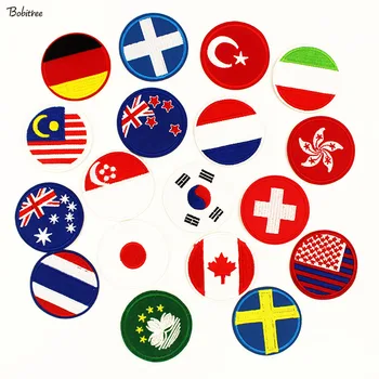 През цялата САЩ, Австралия Флаг на Холандия Бродирана Нашивка Желязо на Икони за Приложения на Етикети за Облекло DIY Мозайка