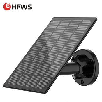 Слънчеви панели HFWS за акумулаторна IP охранителна камера, WiFi И 3 Метра за фотоапарати външно наблюдение
