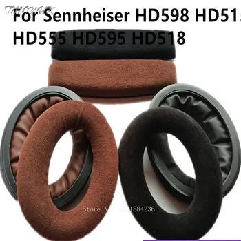 Сменяеми Амбушюры Възглавници лента за глава комплектдля Sennheiser HD598 HD598SE HD598CS HD HD515 HD555 HD595 HD518 Слушалки част