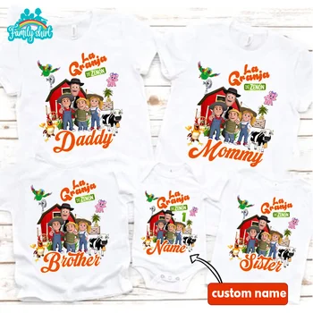 Тениски за фермерите семейството, Риза За рождения Ден, Подходяща тениска за партита 2022, Подходящо Облекло За парти, Детски Дрехи, Детски Гащеризон, Потребителско име